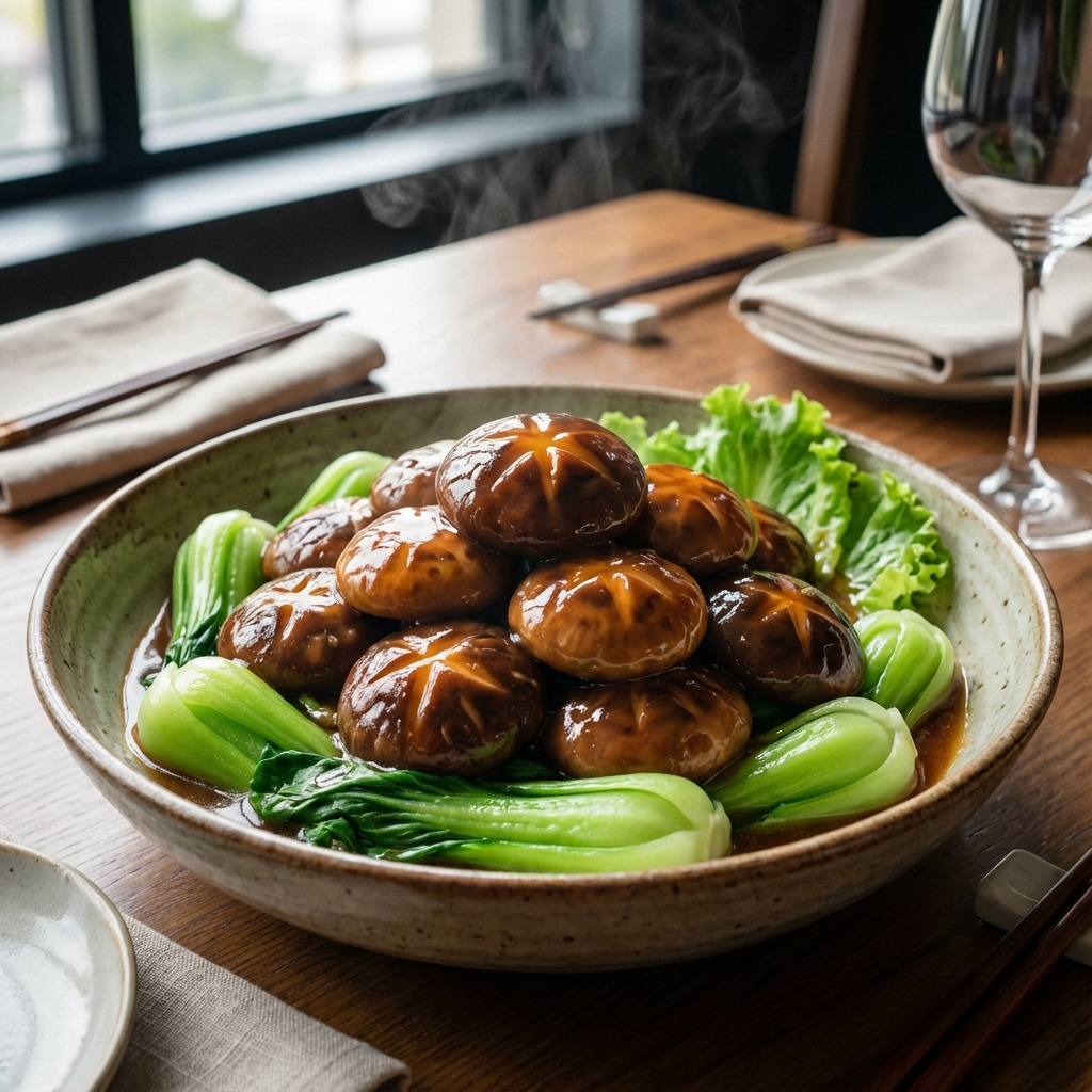 Braised Mushrooms